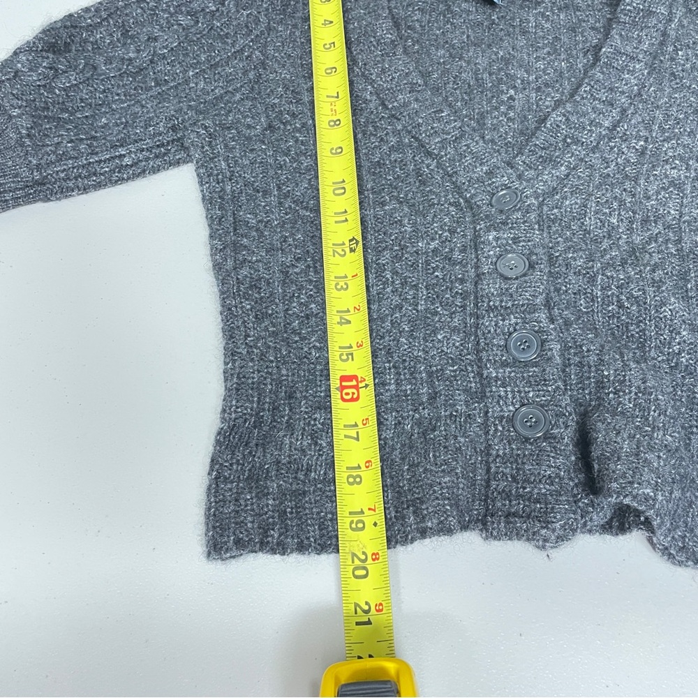 French connection wool blend gray sweater Medium - Picture 8 of 8